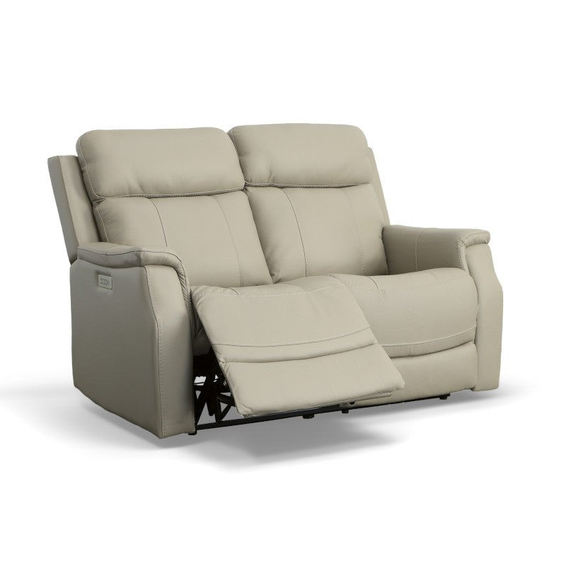 Easton Power Reclining Loveseat with Power Headrests and Lumbar - Rug & Home