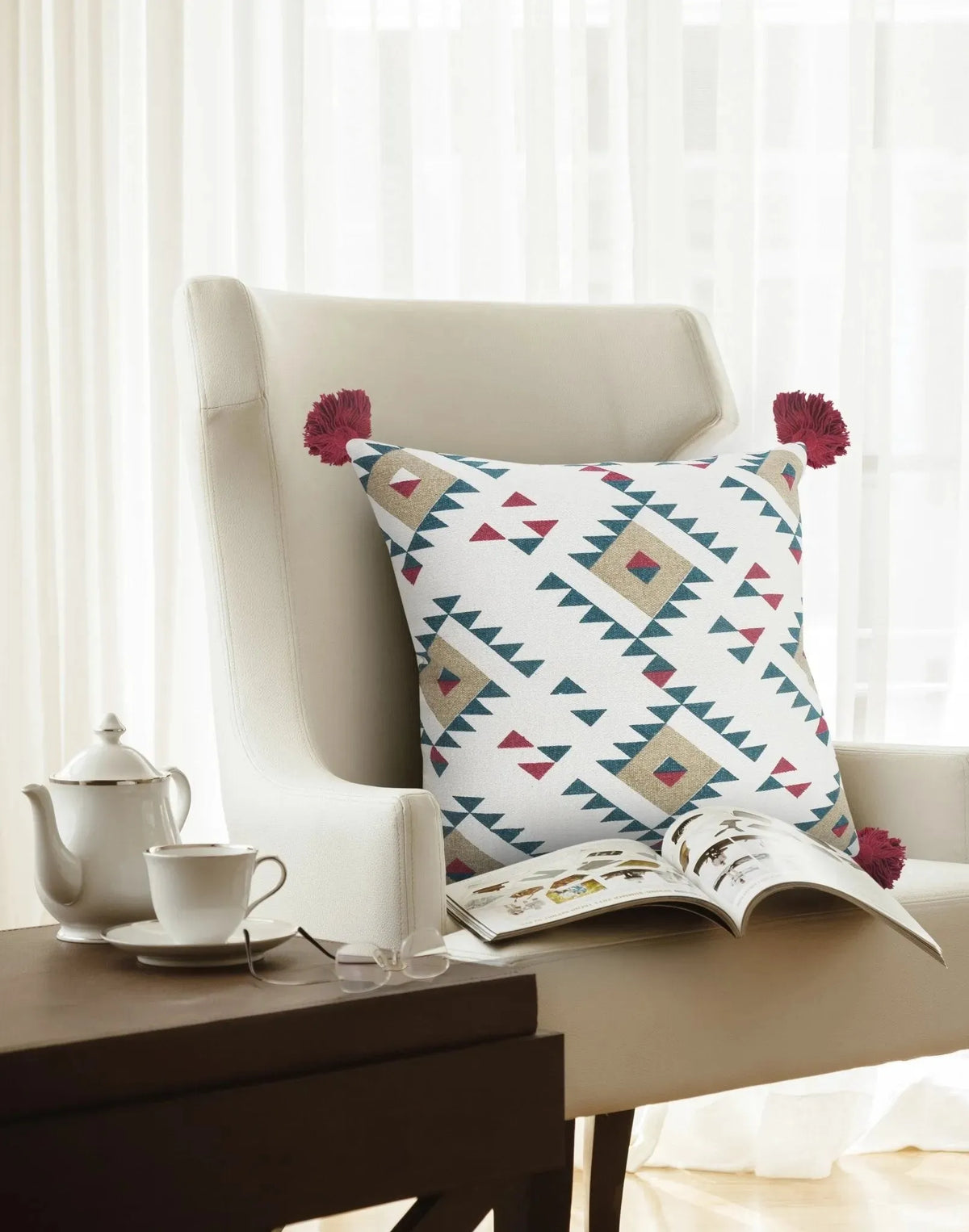 Eclectic Southwestern Geometric Lr07573 Multi Pillow