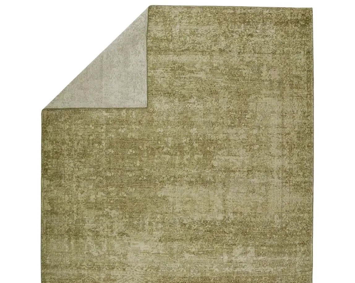 Eden EDE09 Olive Green Rug - Rug & Home