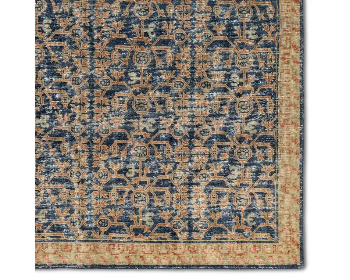 Eden EDE14 Blue Rug - Rug & Home