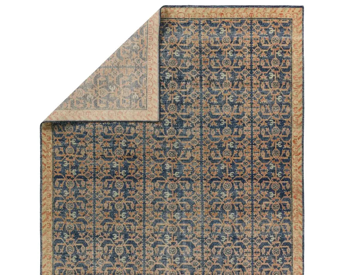 Eden EDE14 Blue Rug - Rug & Home