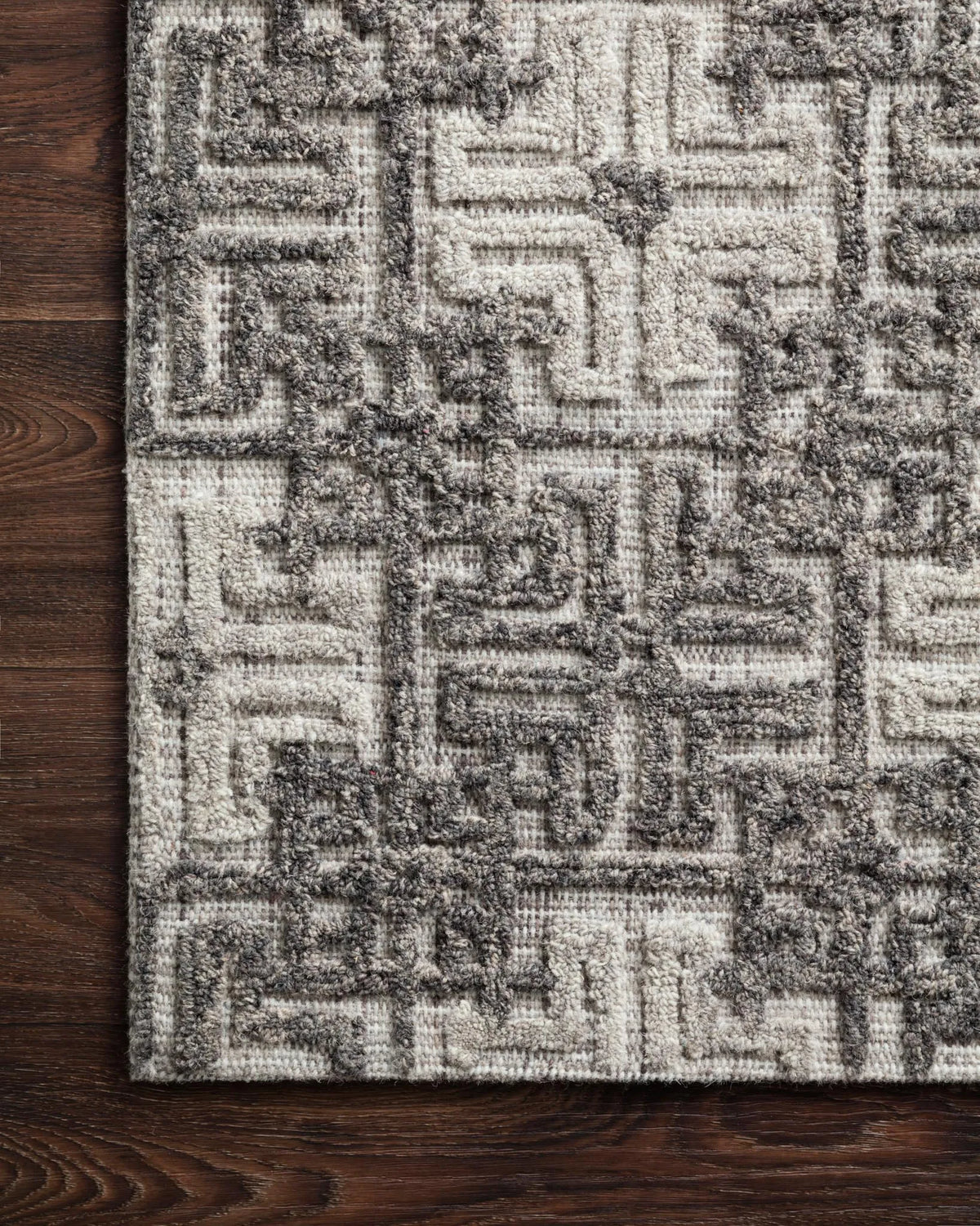 Ehren EHR-01 Charcoal/Fog Rug - Rug & Home