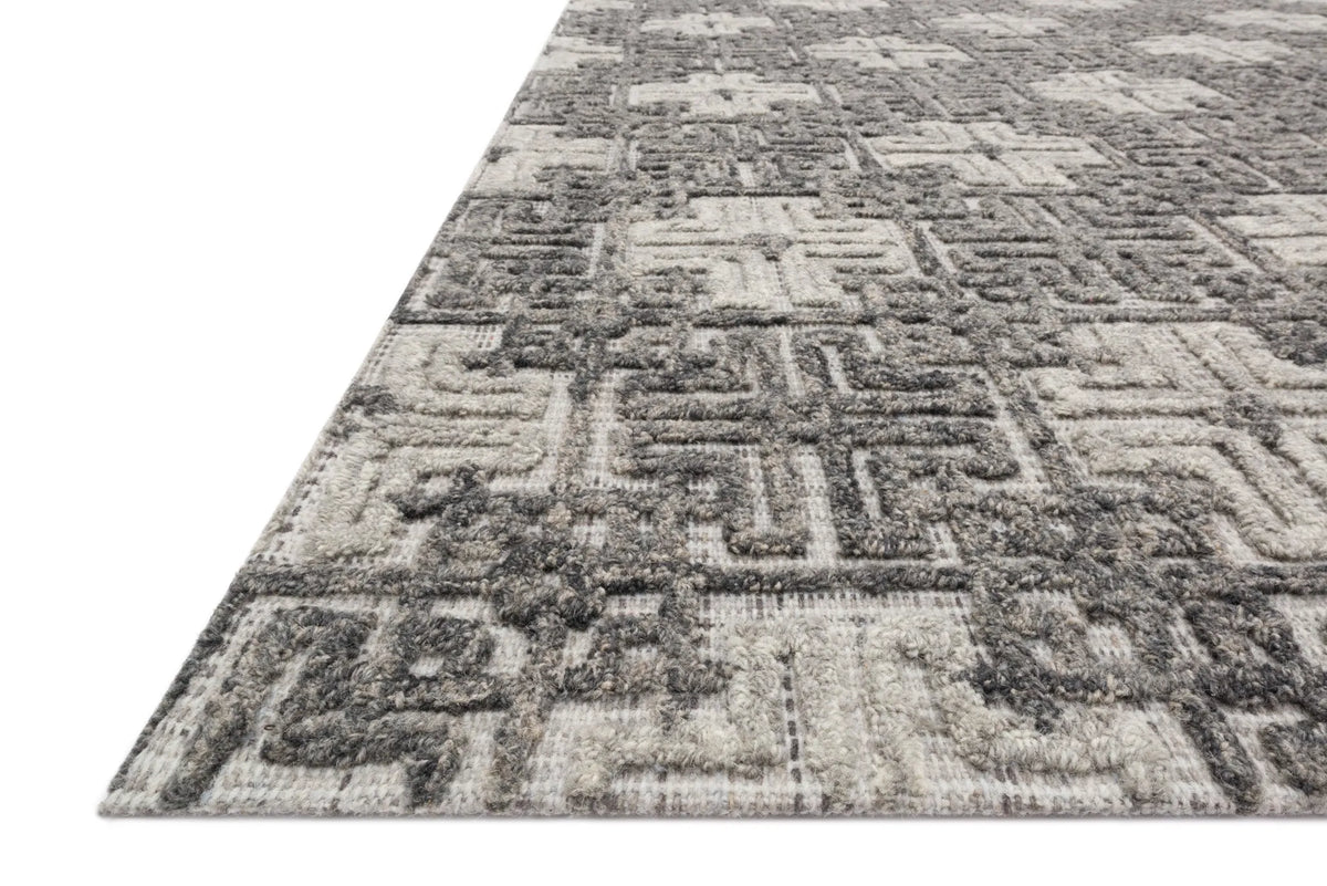 Ehren EHR-01 Charcoal/Fog Rug - Rug & Home