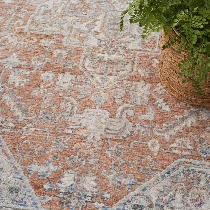 Elegant Heirlooms ELH01 Blue/Multi Area Rug - Rug & Home