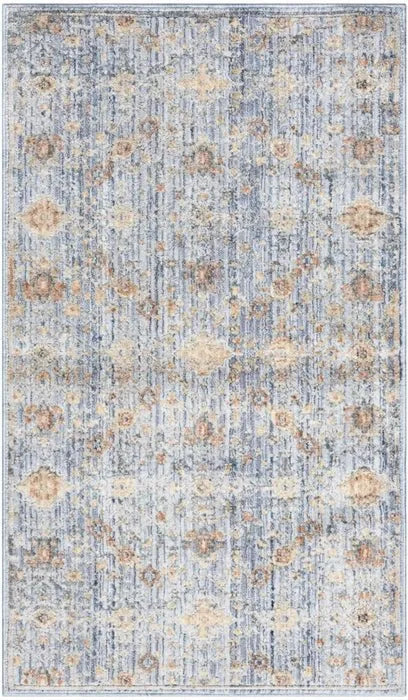 Elegant Heirlooms ELH02 Blue/Ivory Area Rug - Rug & Home