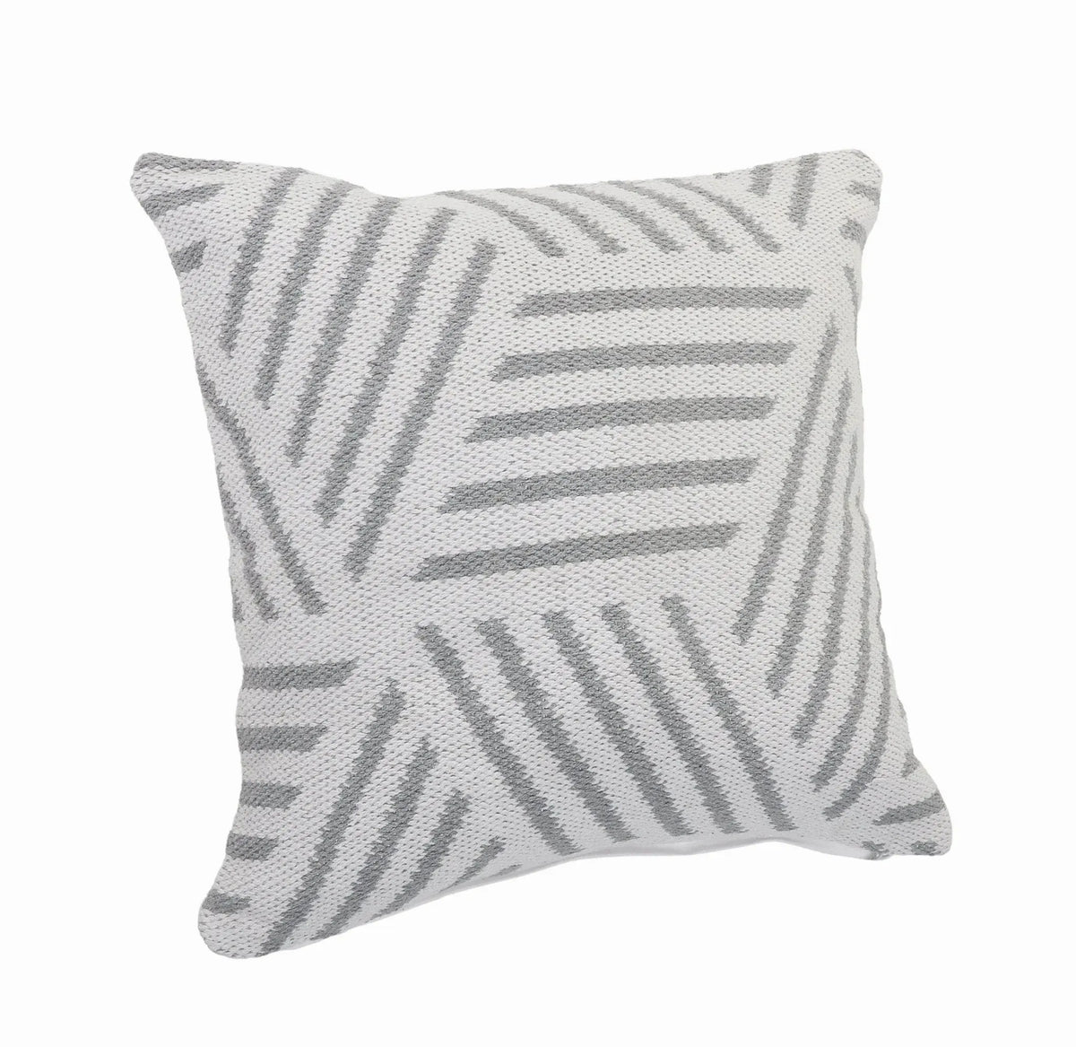Elemental Lr07552 Gray/White Pillow