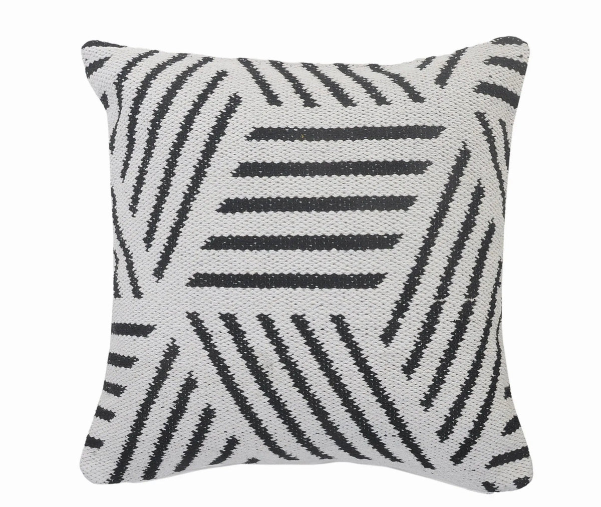 Elemental Lr07553 Black/White Pillow - Rug & Home