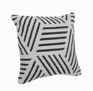 Elemental Lr07553 Black/White Pillow - Rug & Home