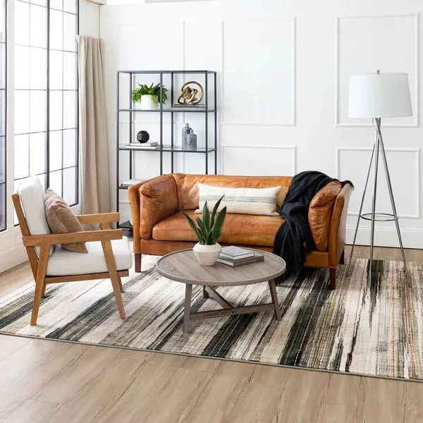 Elements 92505 80251 Brim Dark Linen Rug - Rug & Home- Rectangle 5'3