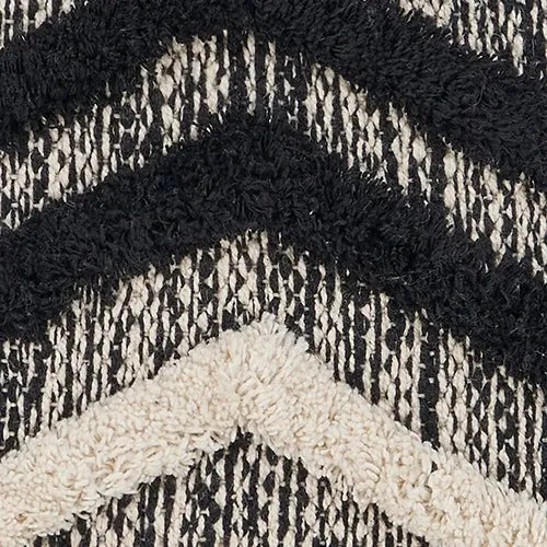 Elevate 07339BKN Black/Natural Pillow - Rug & Home