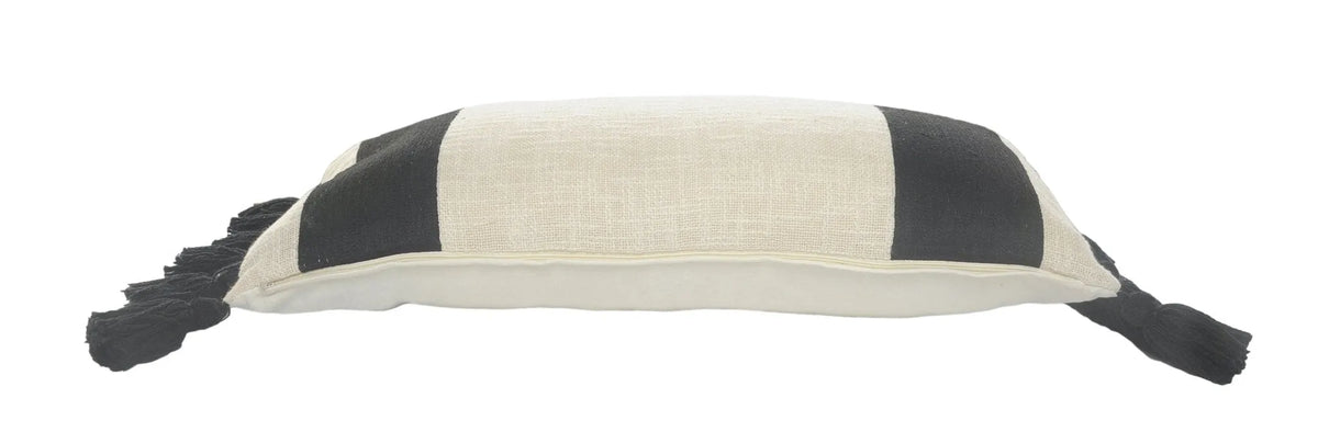 Elevate Lr07503 Ivory/Black Pillow - Rug & Home