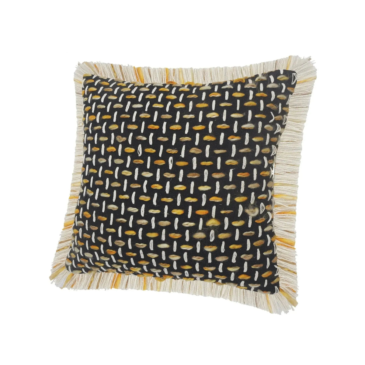 Elevate Lr07599 Black/Gold Pillow