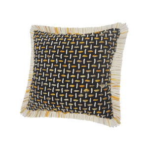 Elevate Lr07599 Black/Gold Pillow - Rug & Home