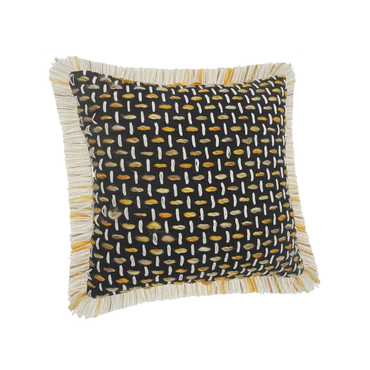 Elevate Lr07599 Black/Gold Pillow