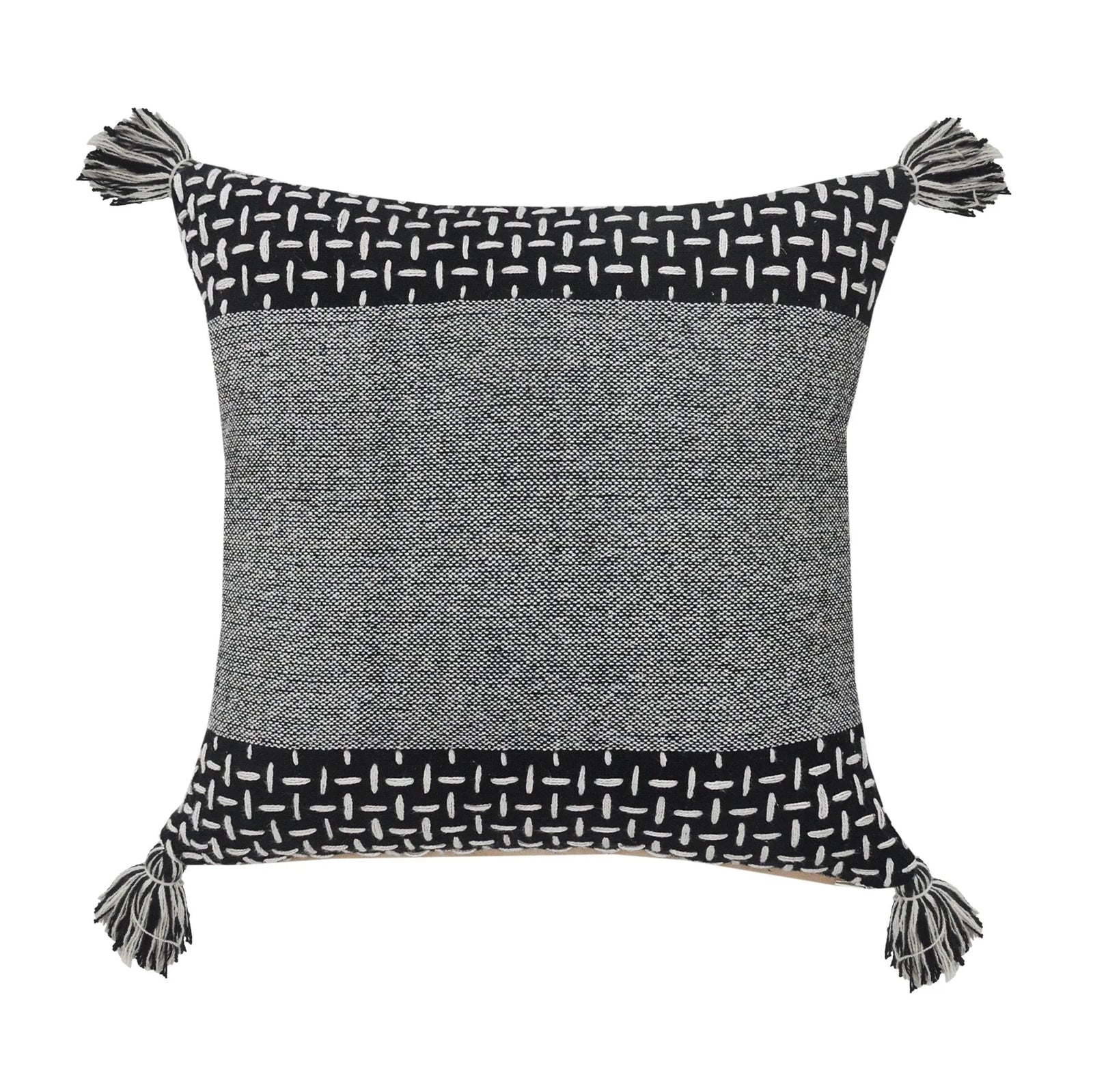 Elevate Lr07601 Black/White Pillow - Rug & Home