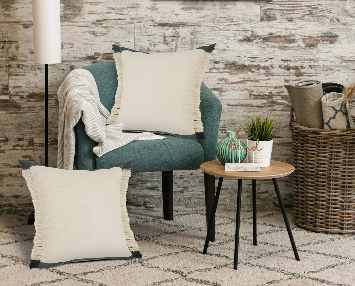 Elevate Lr07685 Green/White Pillow