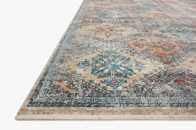 Elise ELI-02 Multi/Blue Rug - Rug & Home