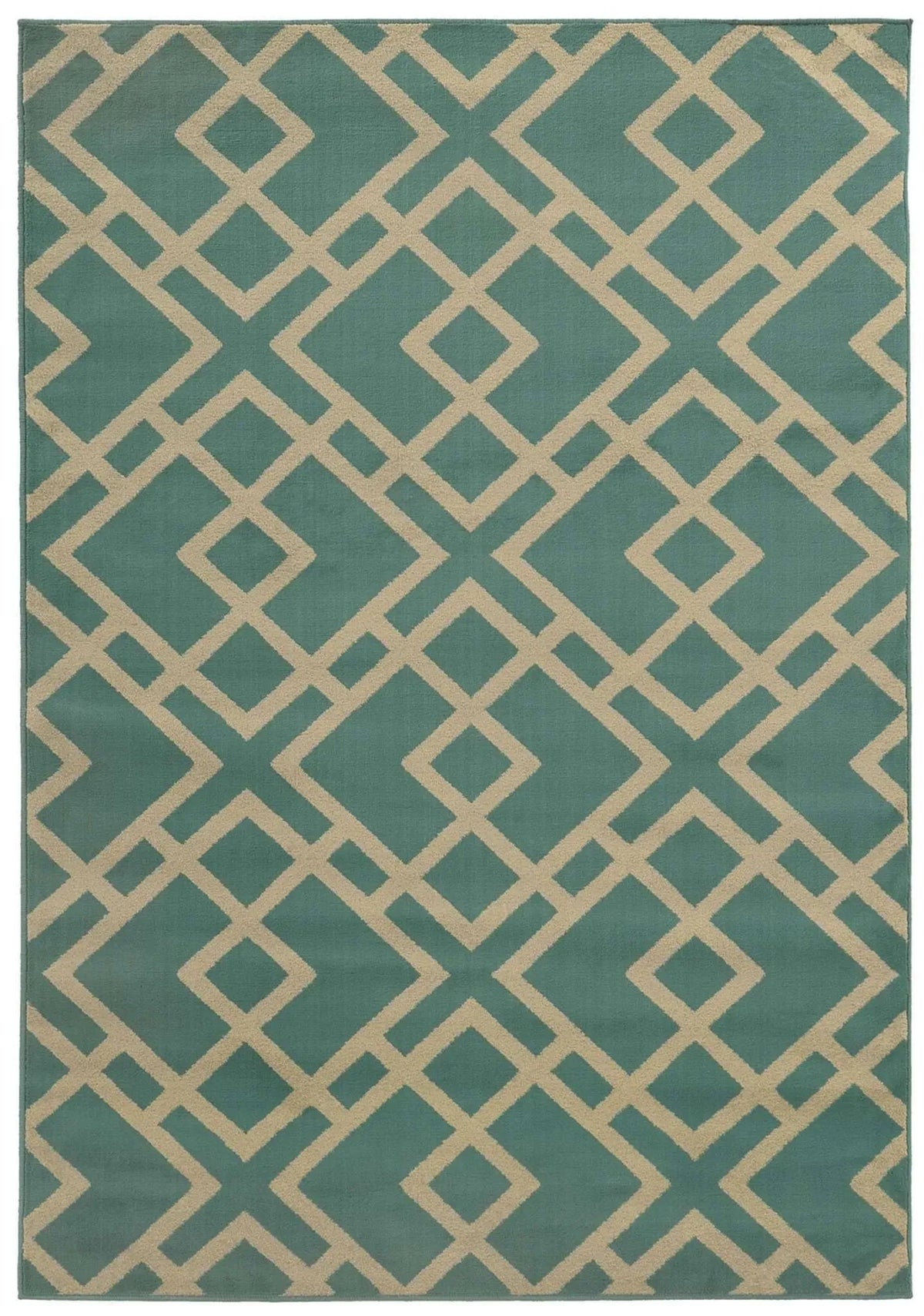 Ella 3685M Blue / Beige Rug