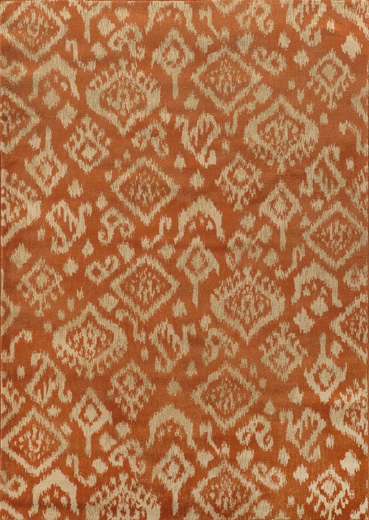Ella 5113C Orange / Beige Rug
