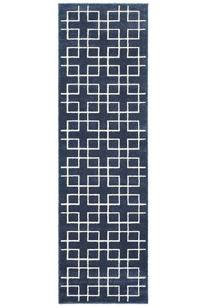 Ellerson 6140B Navy Ivory Rug - Rug & Home