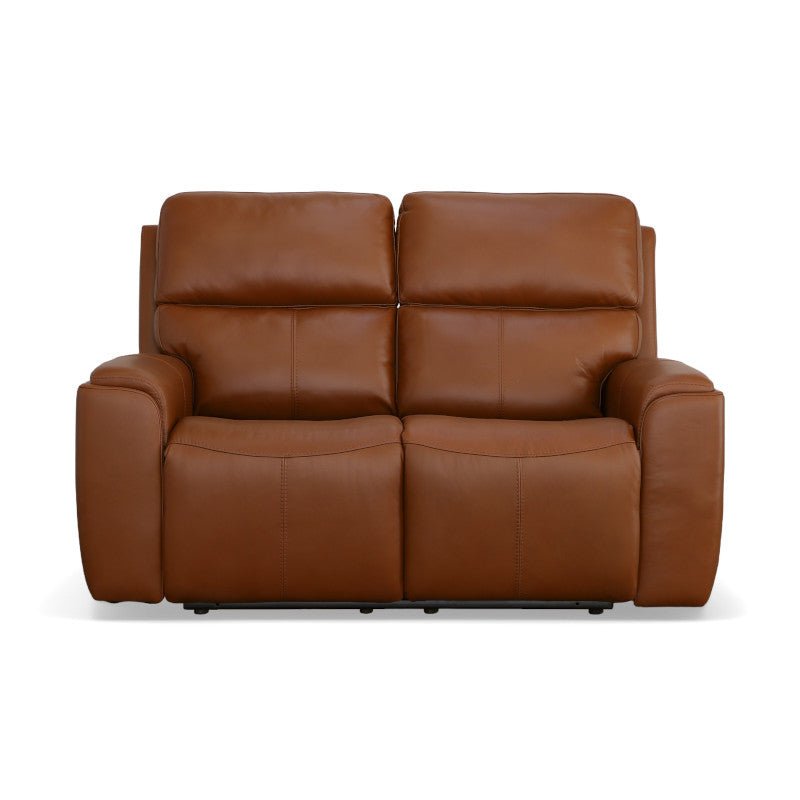 Ellis Power Reclining Loveseat with Power Headrests - Rug & Home