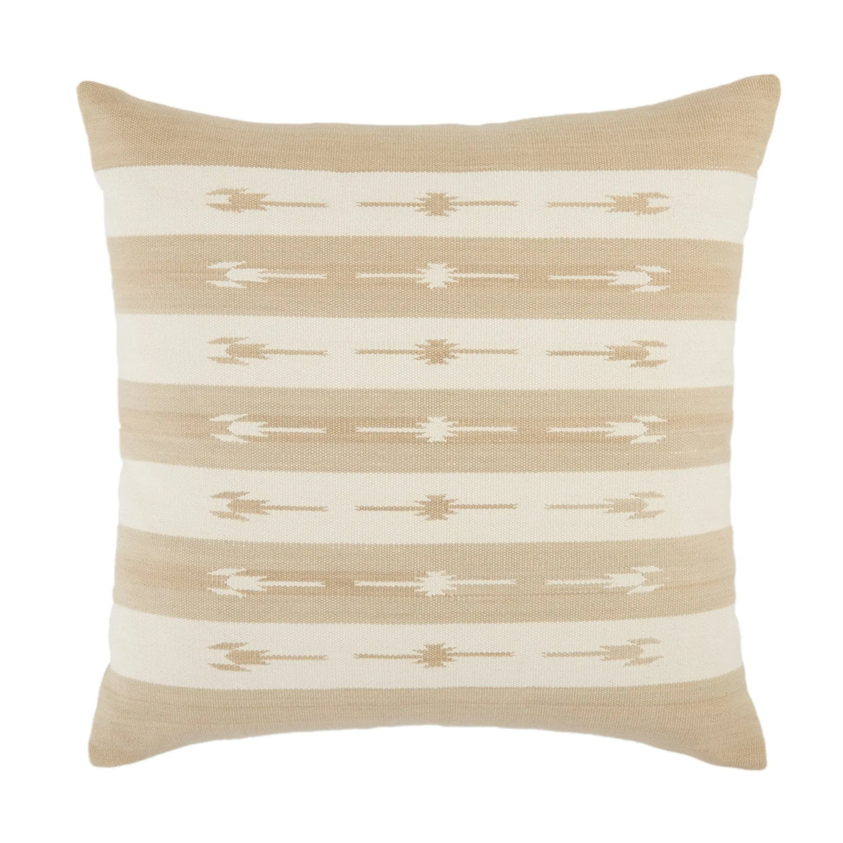 Emani Emn02 Vanda Taupe/Cream Pillow - Rug & Home