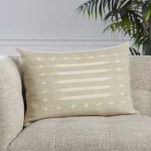 Emani Emn05 Ikenna Light Gray/Cream Pillow - Rug & Home