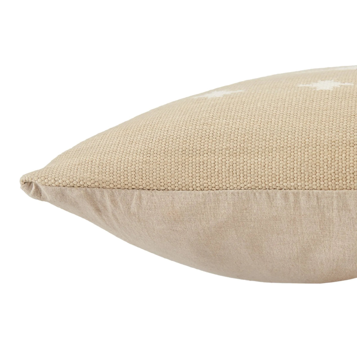 Emani Emn08 Ikenna Taupe/Cream Pillow - Rug & Home