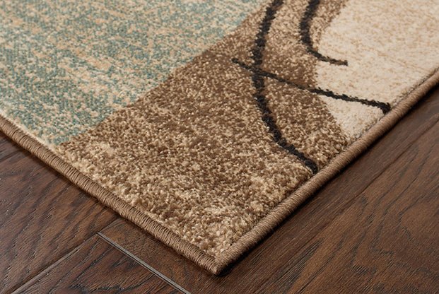 Emerson 2279A Gold/ Brown Rug - Rug & Home