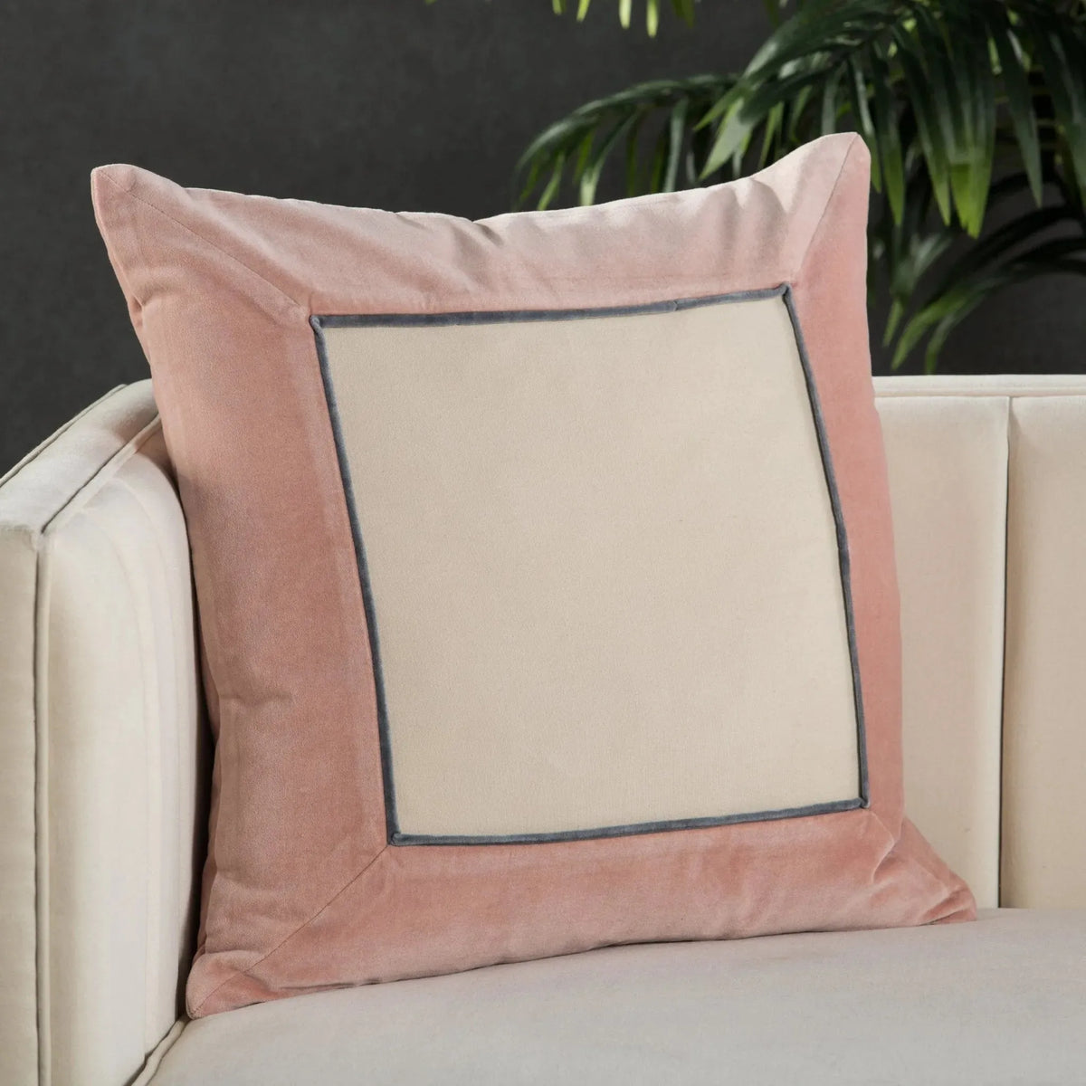 Emerson Ems07 Hendrix Blush Cream Pillow