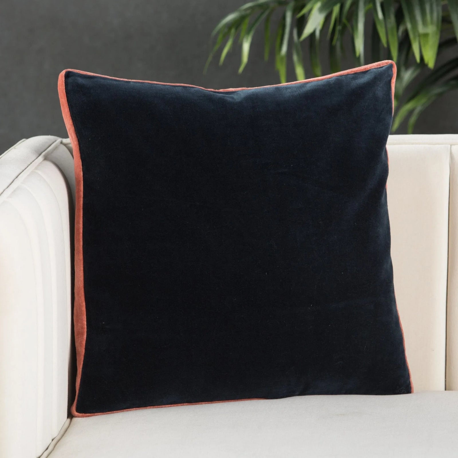 Emerson Ems11 Bryn Navy Pink Pillow - Rug & Home