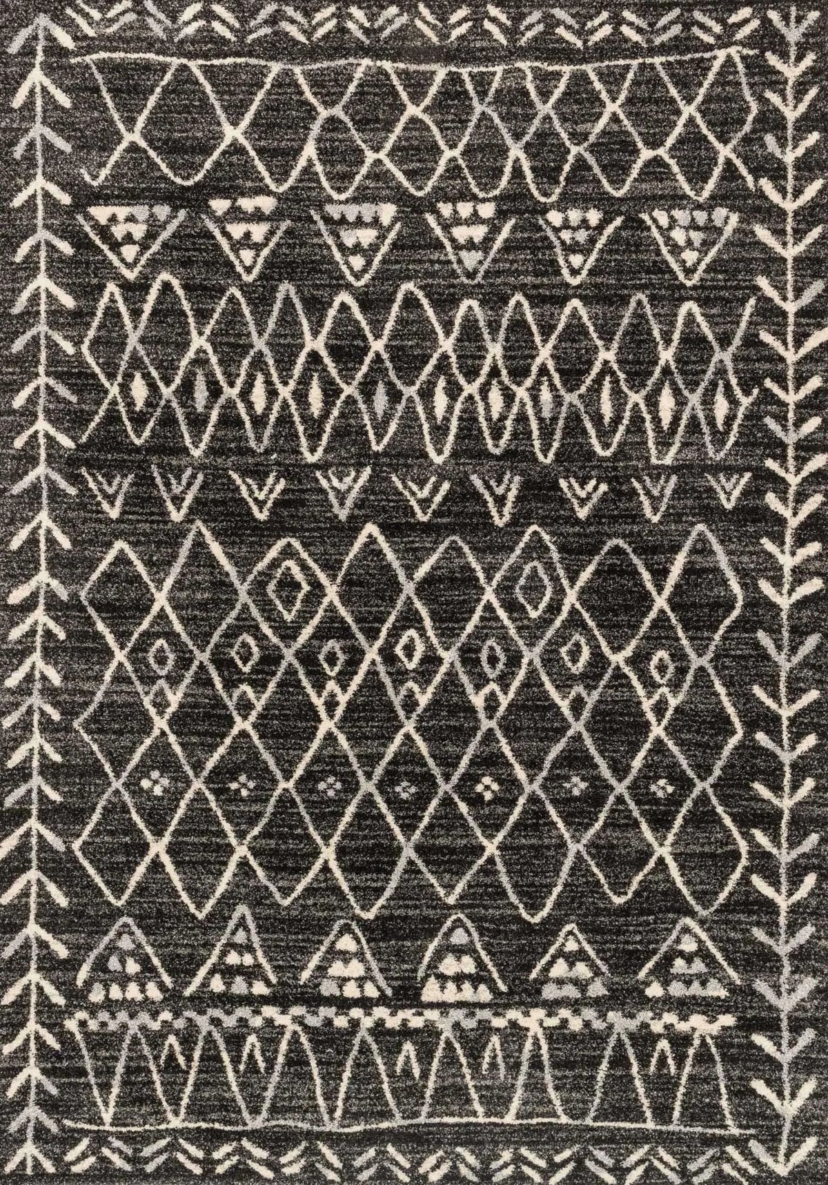 Emory EB 09 Black / Ivory Rug - Rug & Home