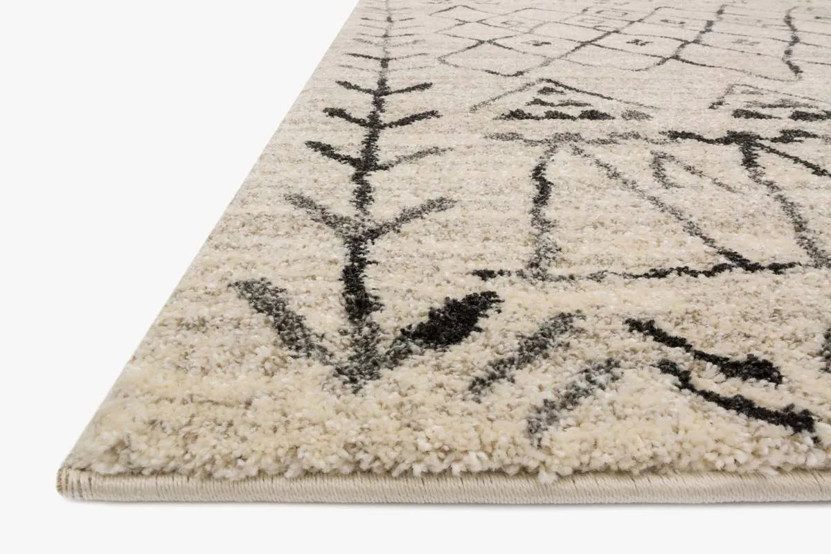 Emory EB 09 Heather Gray / Black Rug - Rug & Home