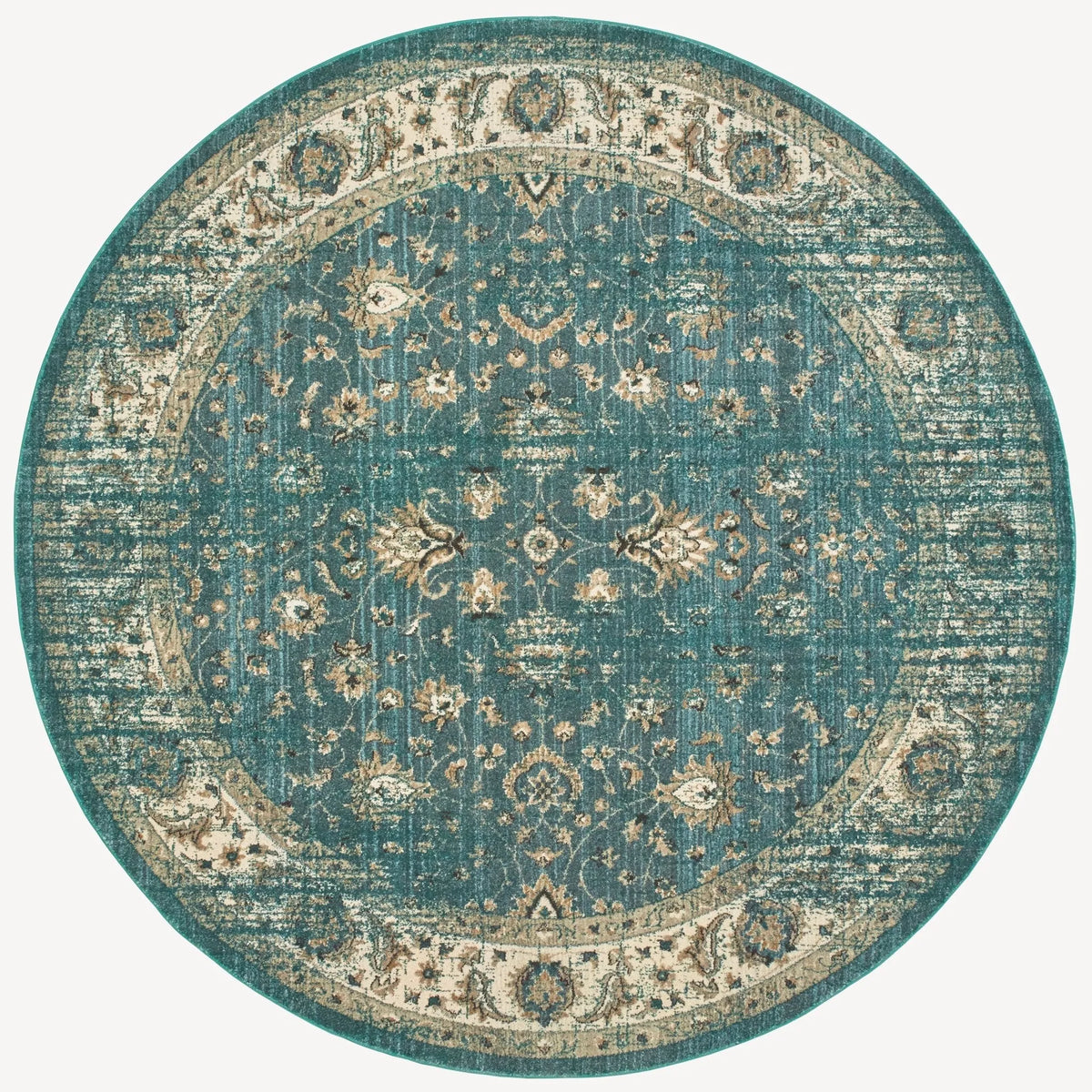 Empire 114l Blue/ Ivory Rug - Rug & Home