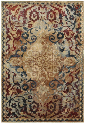 Empire 21j Gold/ Red Rug - Rug & Home