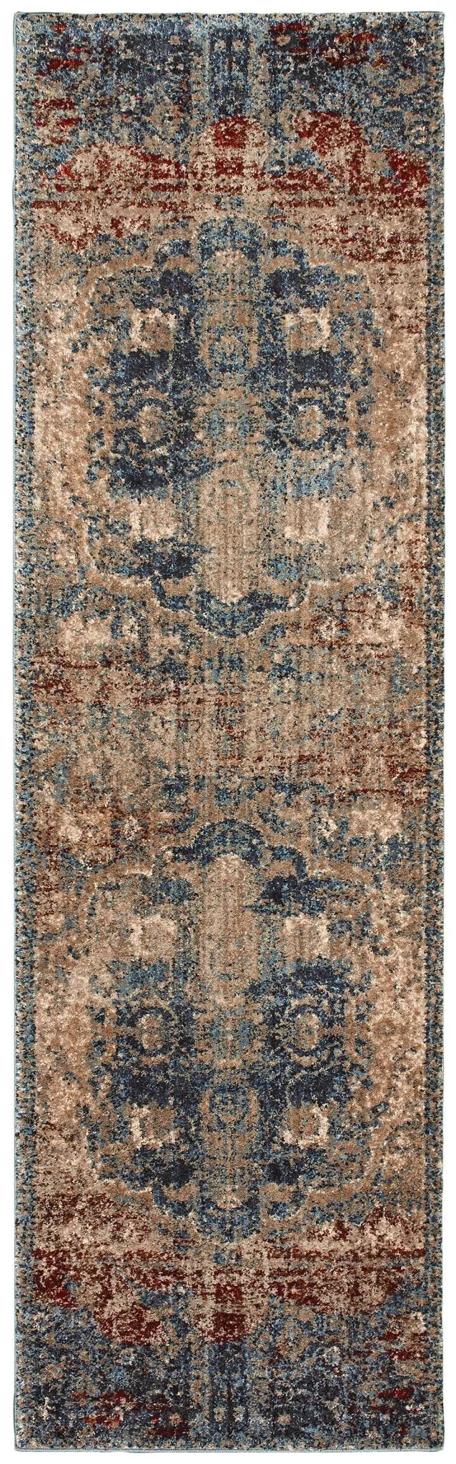 Empire 4449h Gold/ Blue Rug - Rug & Home