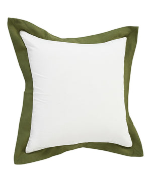 Empire Lr07731 White/Green Pillow - Rug & Home