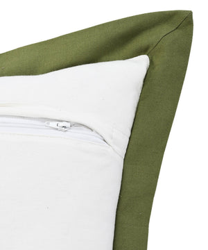 Empire Lr07731 White/Green Pillow - Rug & Home