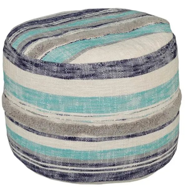 Enigma 99719BLU Blue Pouf