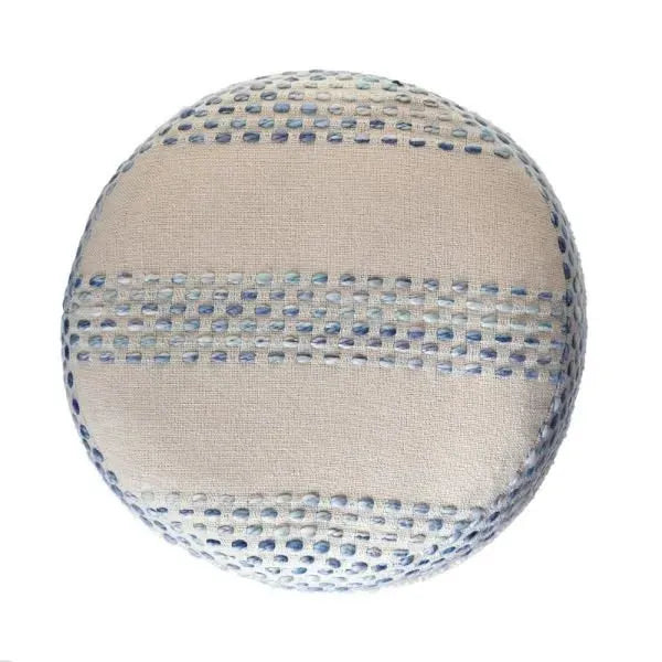 Enigma 99766BUN Blue/Natural Pouf