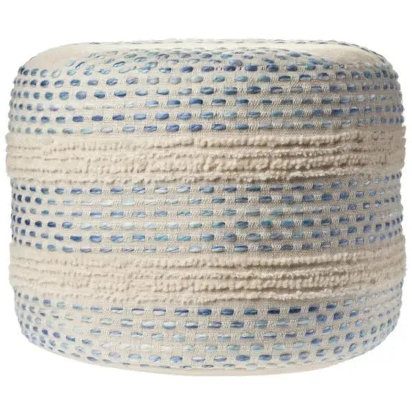 Enigma 99766BUN Blue/Natural Pouf