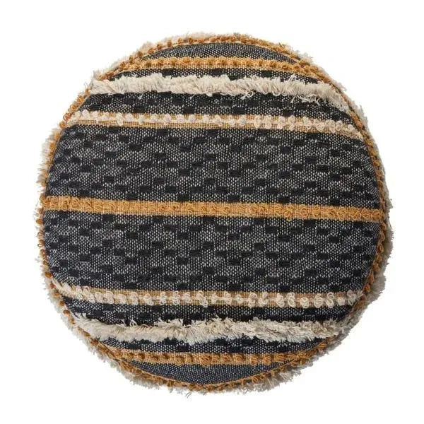 Enigma 99767BKN Black/Natural Pouf