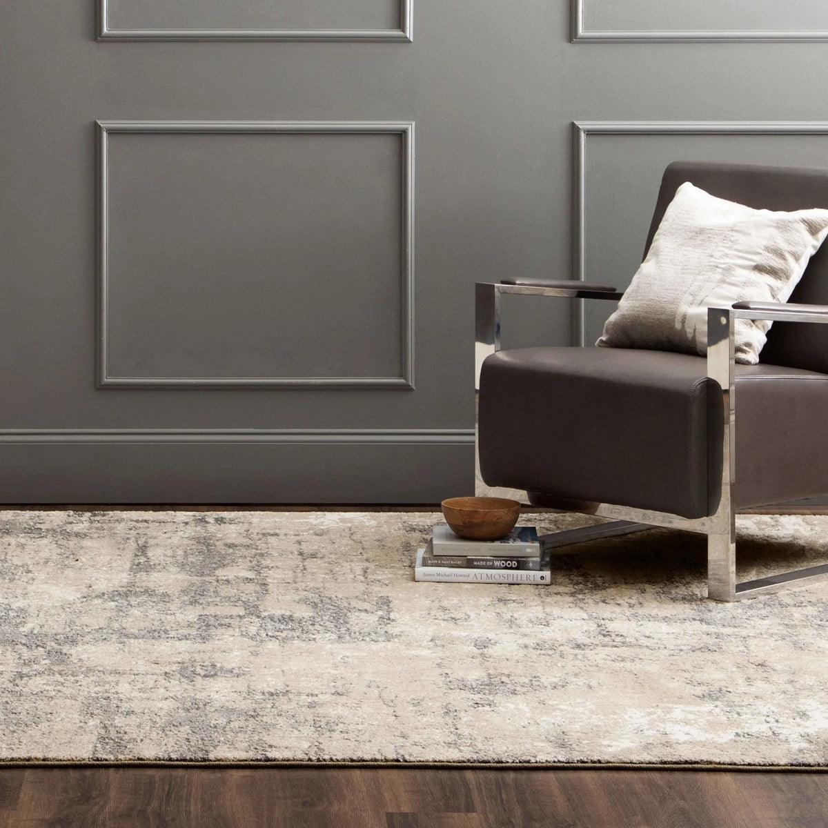 Epiphany 92206 4545 Agusti Frost Grey Rug - Rug & Home