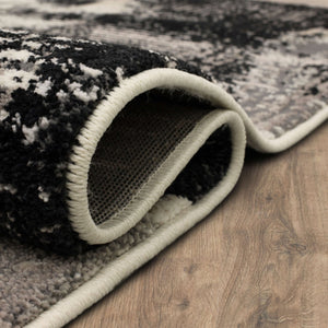 Epiphany 92210 90166 Brush Strokes Soot Rug - Rug & Home