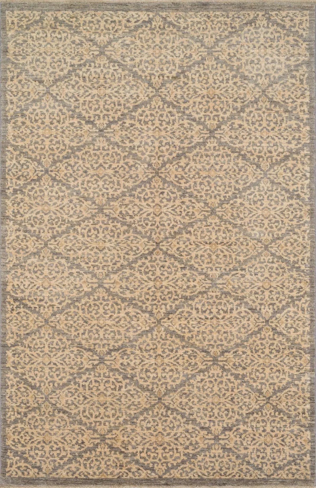 Essex EQ 01 Slate / Ivory Rug - Rug & Home