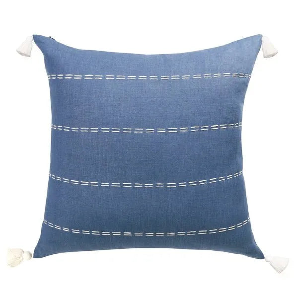 Estate 07931CSW China Blue/Star White Pillow - Rug & Home