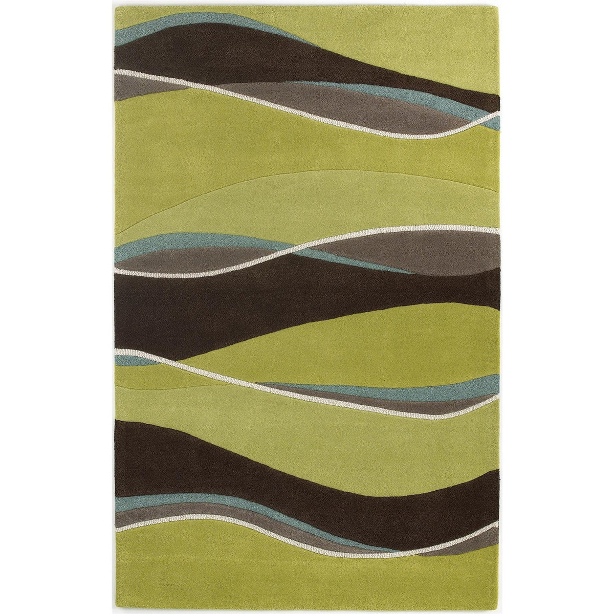 Eternity 1084 Landscapes Lime/Mocha Rug - Rug & Home