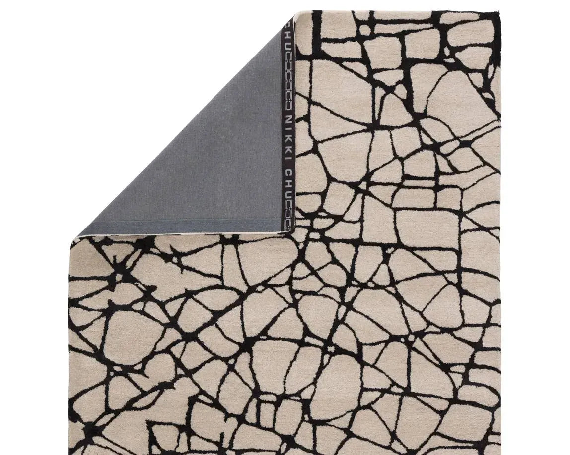 Etho by Nikki Chu ENK12 Chandler Birch / Jet Black Rug