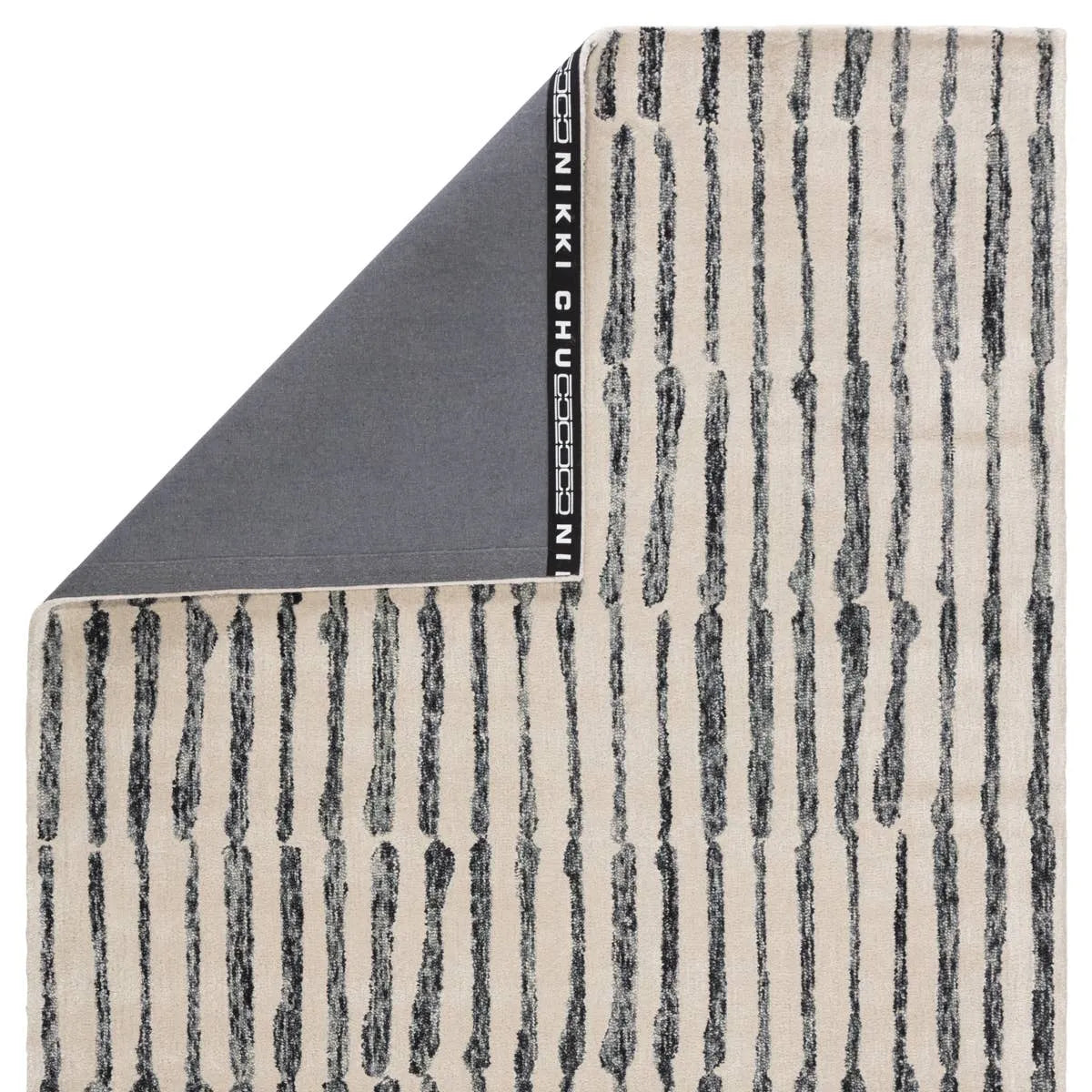 Etho by Nikki Chu ENK13 Saville Fog / Peat Rug - Rug & Home