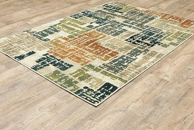 Evandale 9836A Beige/Multi Rug - Rug & Home